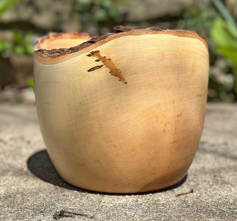 Live Edge Hard Maple Bowl