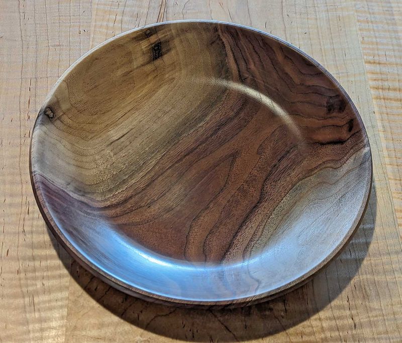 Low Walnut Bowl